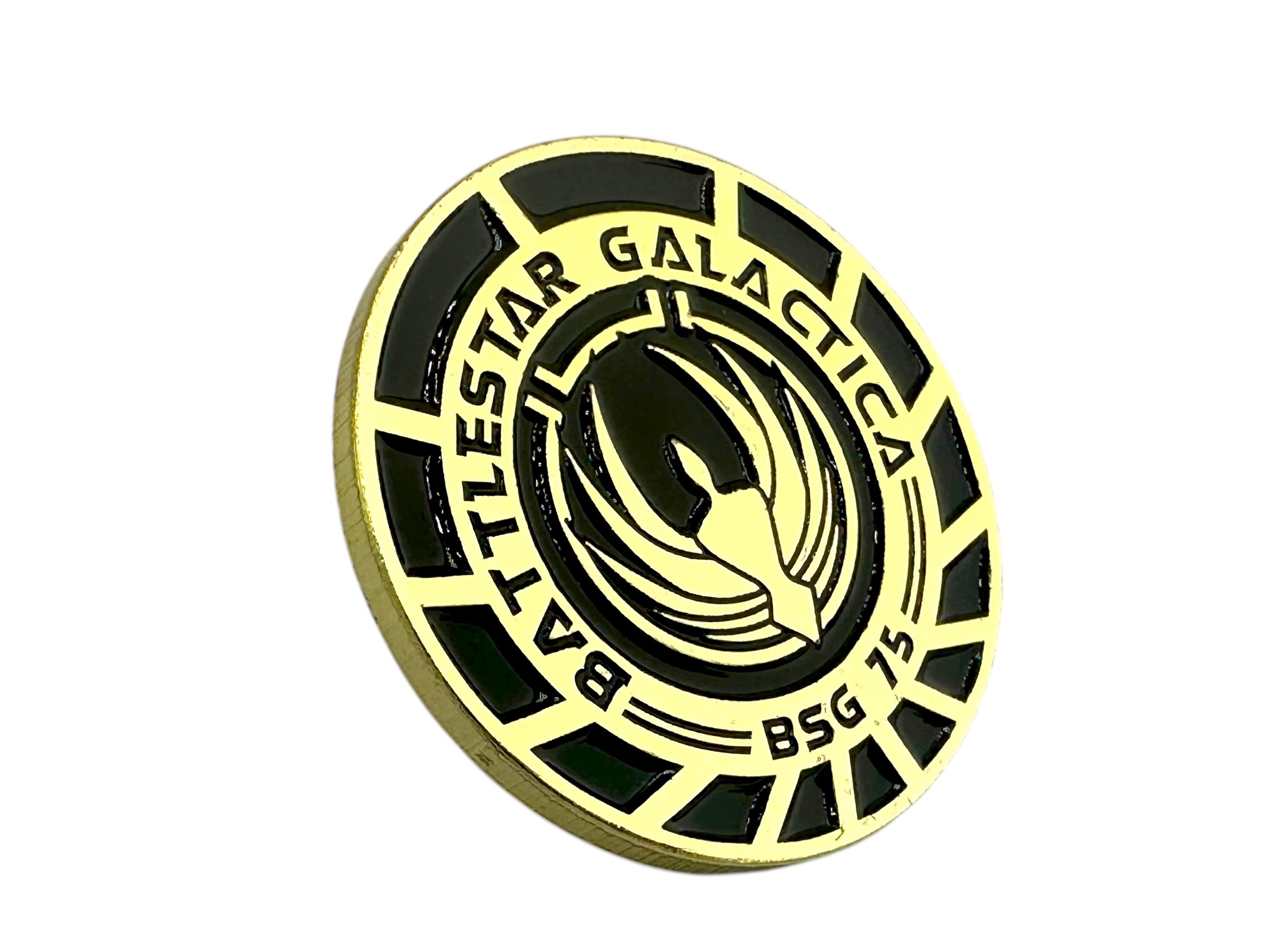 Battlestar Galactica BSG 75 Officer Cosplay Sci Fi Metal Pin
