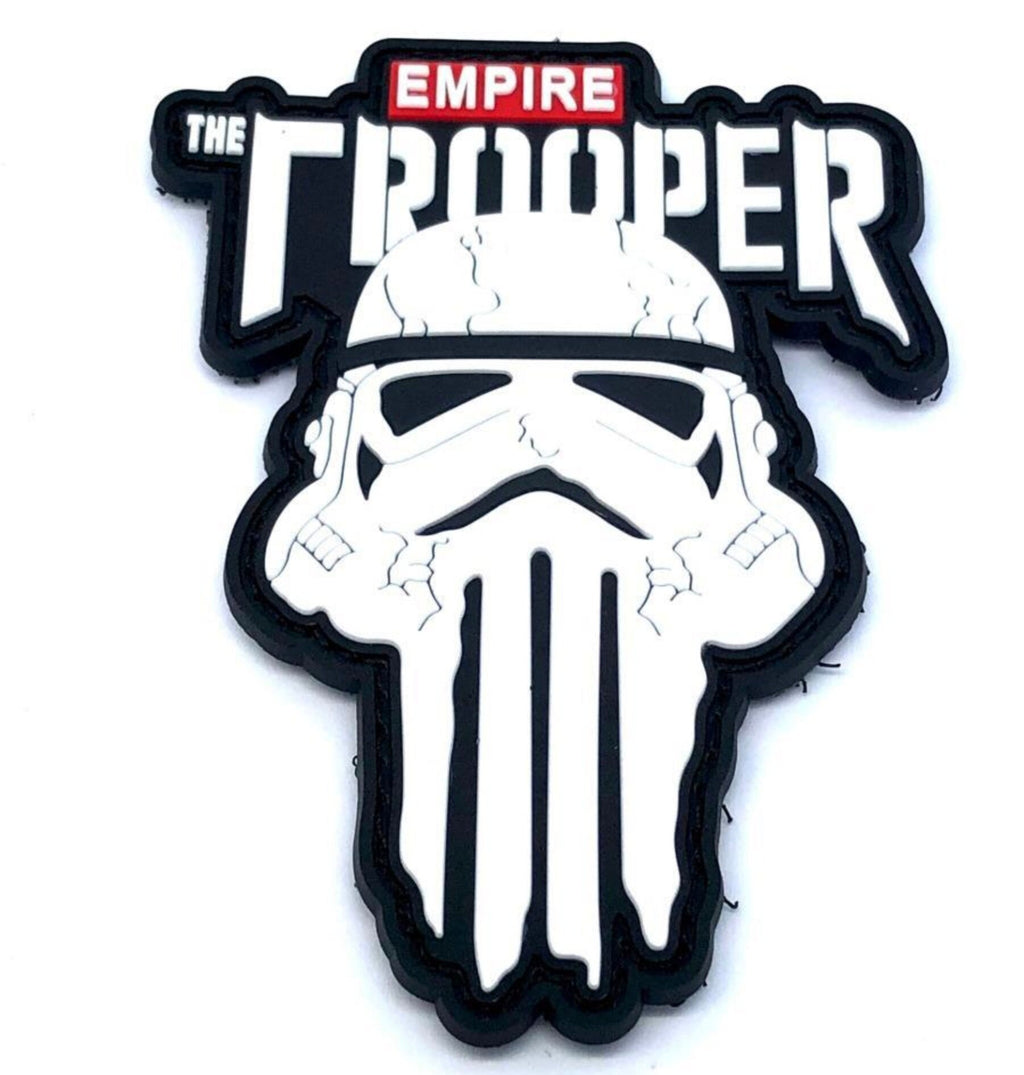 Skull Vs Stormtrooper PVC Airsoft Morale Cosplay Fan Patch