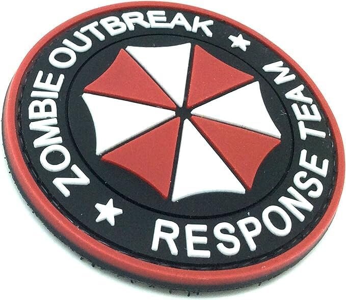 Zombie Outbreak Response Team Umbrella Emblem PVC Tactical Airsoft Paintball Patch