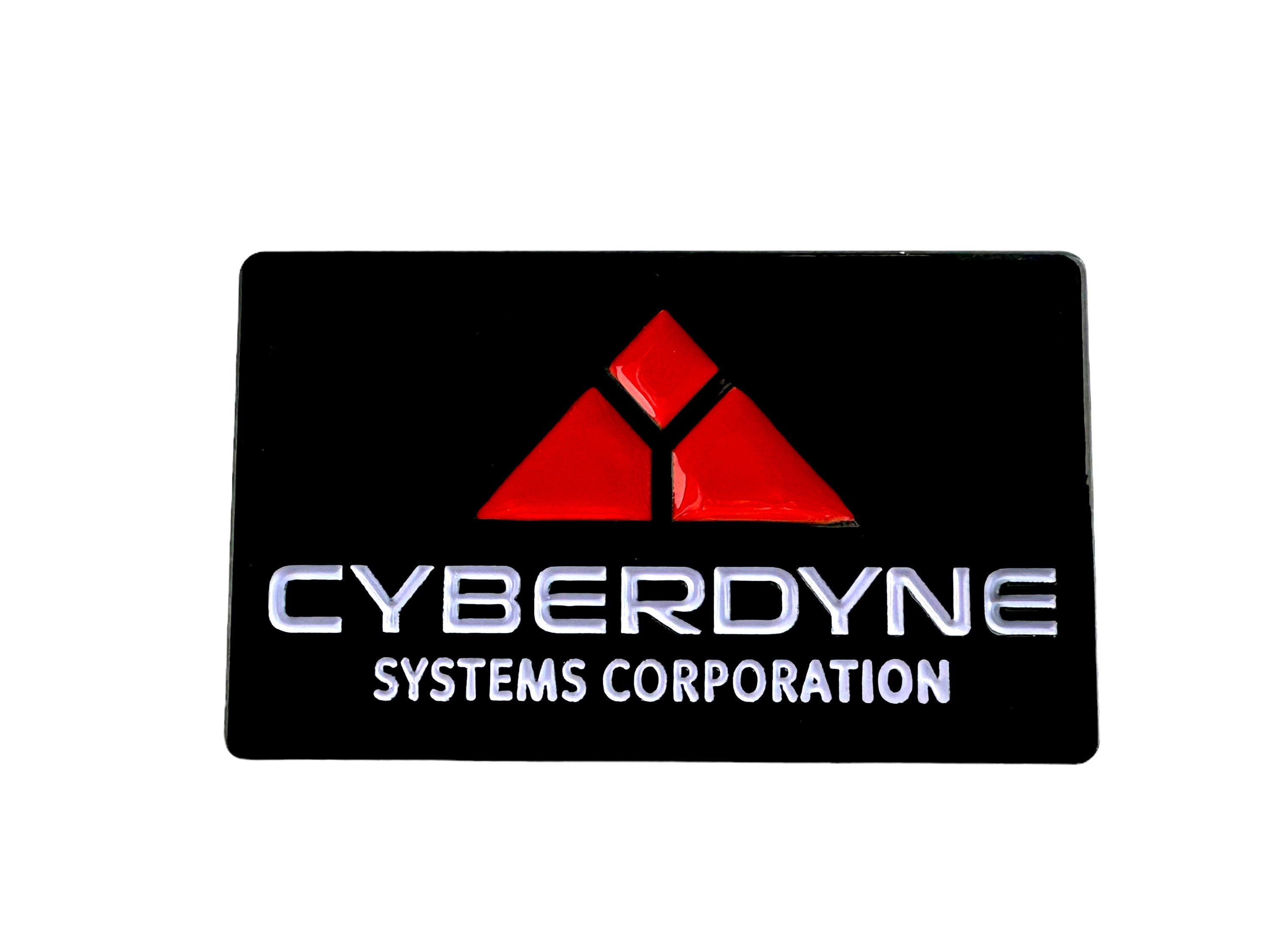 Cyberdyne Corporations Metal Fan Pin Badge Brooch
