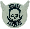Outer Heaven Skull Wings Glow In The Dark PVC Airsoft Cosplay Patch