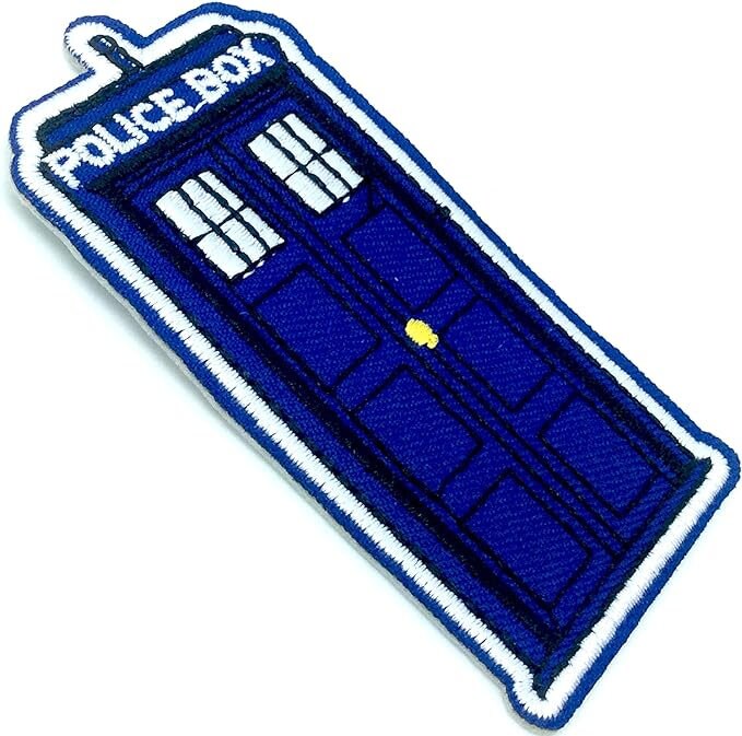 Tardis Embroidered Cosplay Kids Fancy Dress Patch