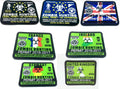 International Countries Zombie Hunting Permits PVC Tactical Airsoft Paintball Morale Patch