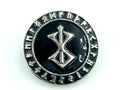 Berserk Berserker Brand Of Sacrifice Norse Rune Viking Silver Metal Pin Badge Brooch