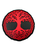 Tree of Life Viking Red Norse Cosplay PVC Airsoft Paintball Morale Patch
