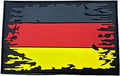 Distressed Germany German Deutschland Flag Airsoft PVC Morale Cosplay Team Patch