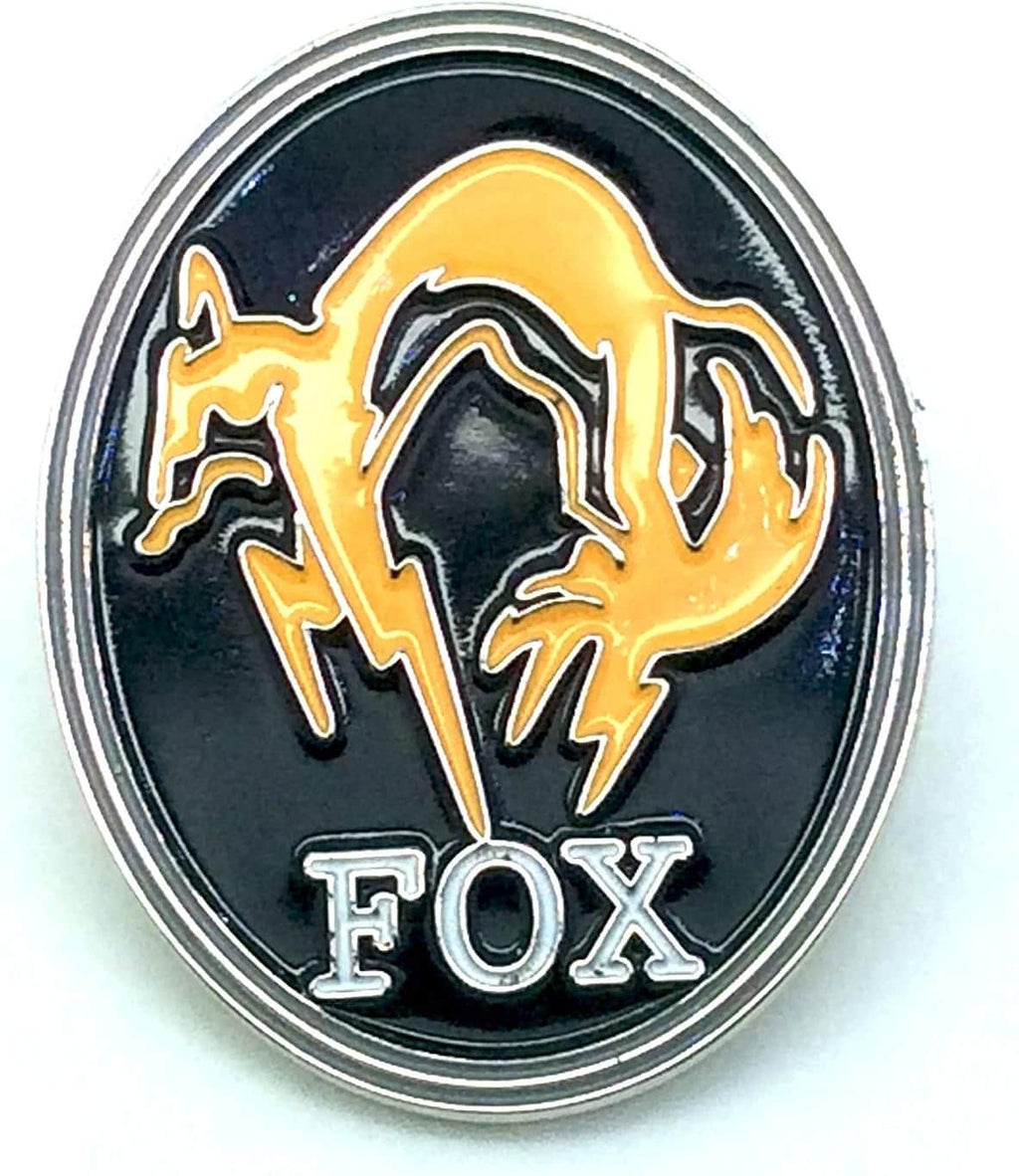 FOX Foxhound MGS Cosplay Metal Pin Badge Fan Brooch