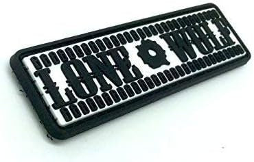 Lone Wolf Bullet Belt Paintball Airsoft Paintball PVC Morale Biker Patch