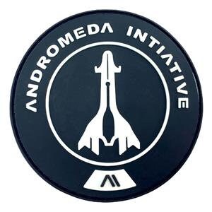 Andromeda Initiative Glow in the Dark Mass Effect PVC Airsoft Paintball Cosplay Morale Patch