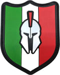 Italy Italian Italia Centurion Tricolour Flag Airsoft PVC Morale Cosplay Team Patch