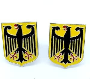 Deutschland German German Royal Coat Of Arms Imperial Eagle Flag Cosplay Cufflinks + Gift Bag