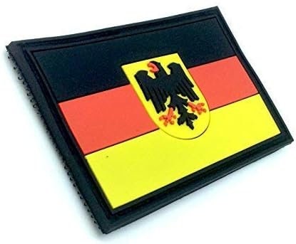 Deutschland German Germany Coat of Arms Flag Airsoft PVC Patch