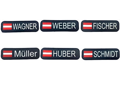 Austria Austrian Österreich  AUT Flag Name Tags ID Glow in The Dark Airsoft Paintball PVC Morale Cosplay Patch