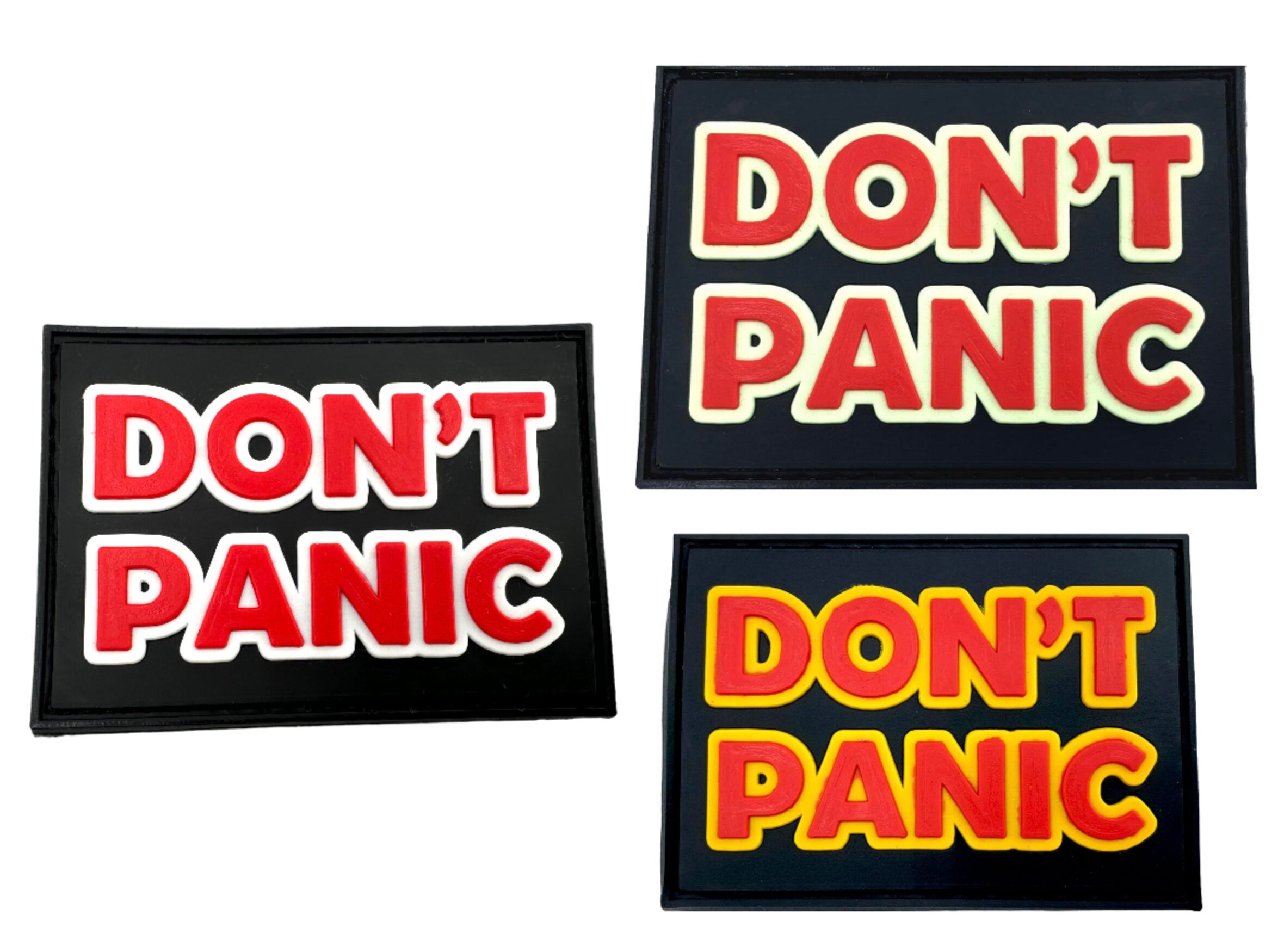 Don't Panic Tactical Airsoft Paintball PVC Morale Patch
