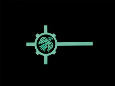 Odin's Viking Empire Flag Glow in the Dark Airsoft PVC Airsoft Paintball Morale Cosplay Team Patch