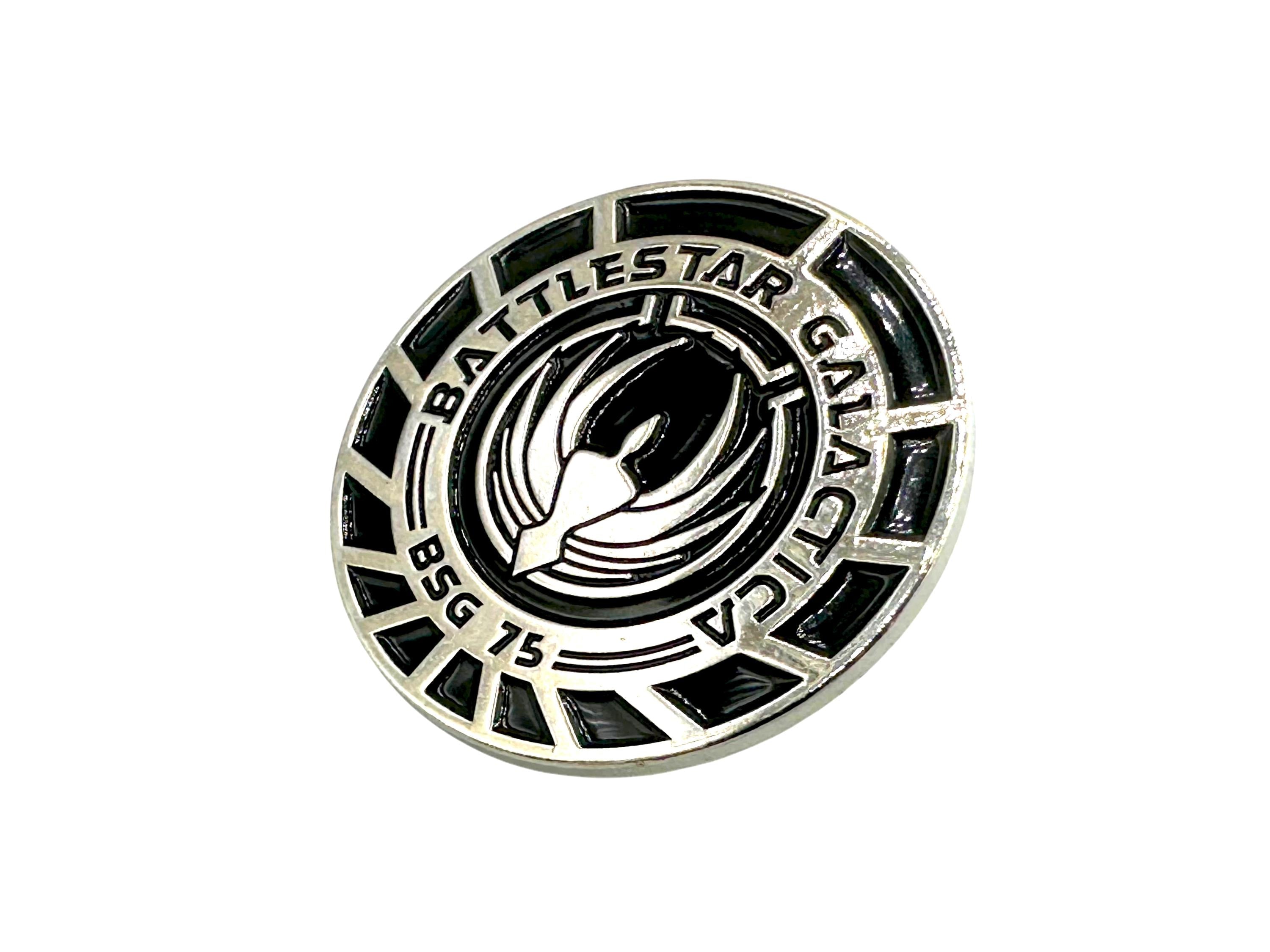 Battlestar Galactica BSG 75 Officer Cosplay Sci Fi Metal Pin