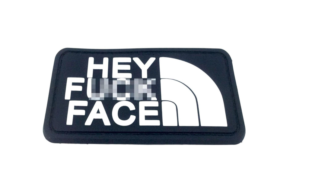 Hey F**K Face Tactical PVC Airsoft Paintball Cosplay Patch