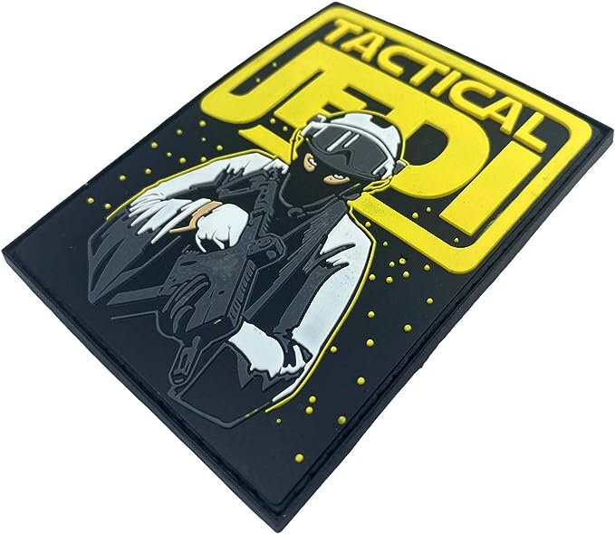 Tactical Jedi PVC Airsoft Paintball Morale Cosplay Patch