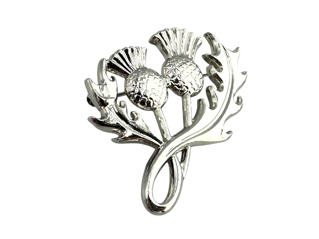 Scotland Scottish Twisted Thistle Cosplay Metal Pin Badge Decorative Brooch