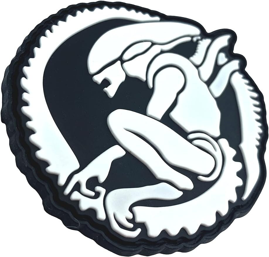 Alien Xenomorph PVC Airsoft Paintball Cosplay Morale Patch