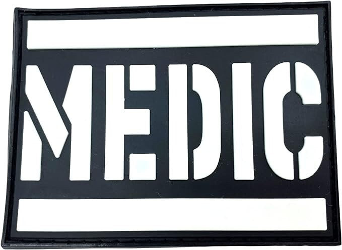 Medic IFAK First Aid Airsoft Paintball PVC Morale Cosplay Patch