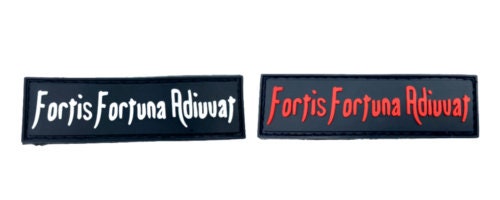 Fortis Fortuna Adiuvat Tactical Airsoft Paintball PVC Morale Cosplay Patch