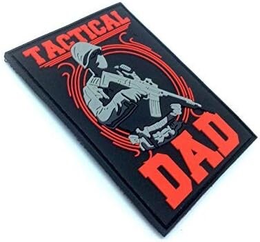 Tactical Dad Soldier PVC Airsoft Paintball Morale Patch