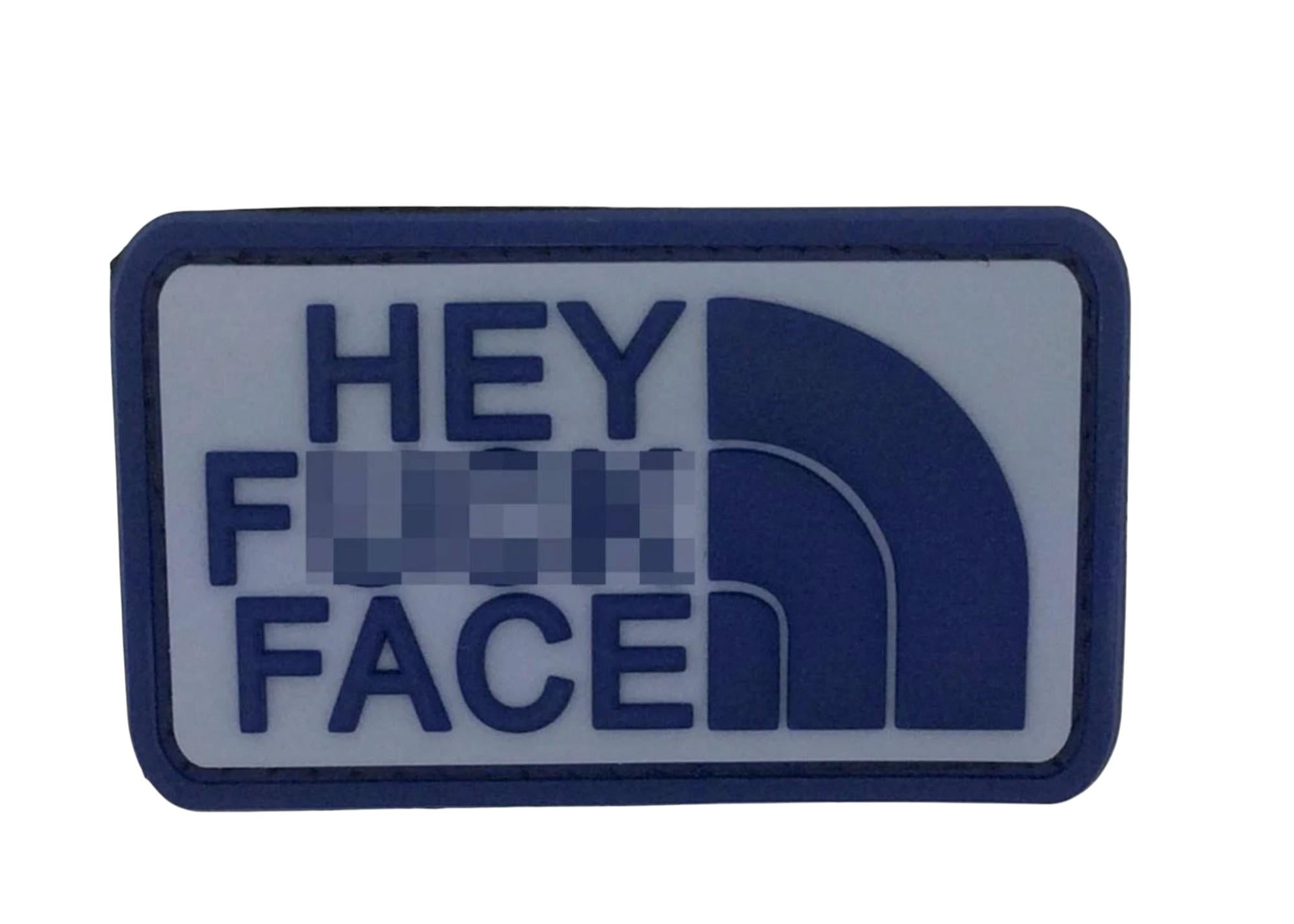 Hey F**K Face Tactical PVC Airsoft Paintball Cosplay Patch