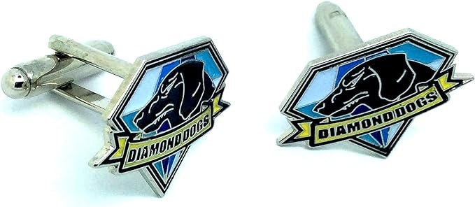 Diamond Dogs MGS Cosplay Sci Fi Fan Cufflinks with Presentation Box