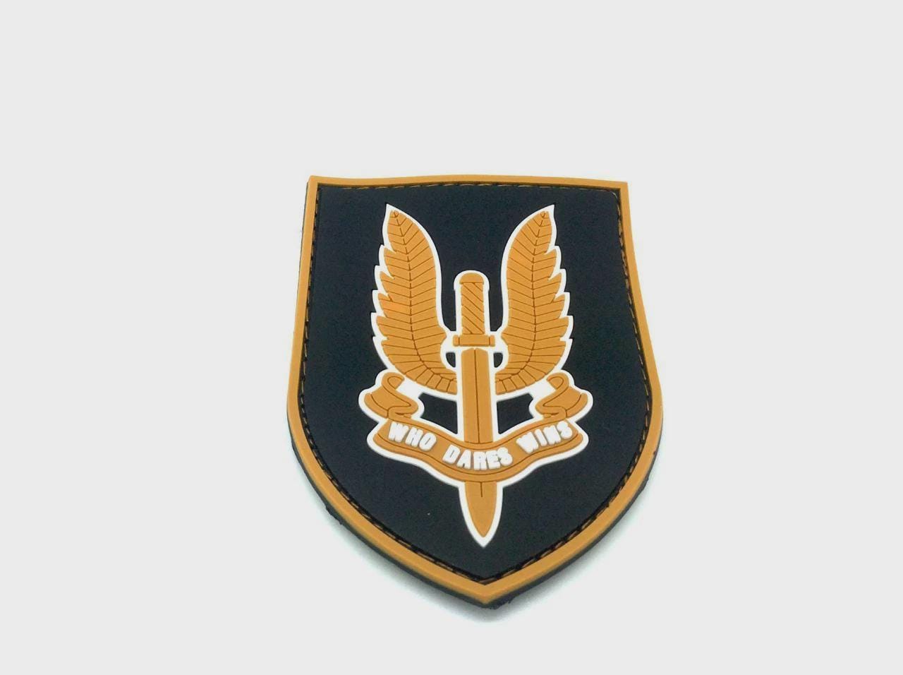 Special Air Service British Armed Forces SAS Wings Who Dares Wins PVC Patch