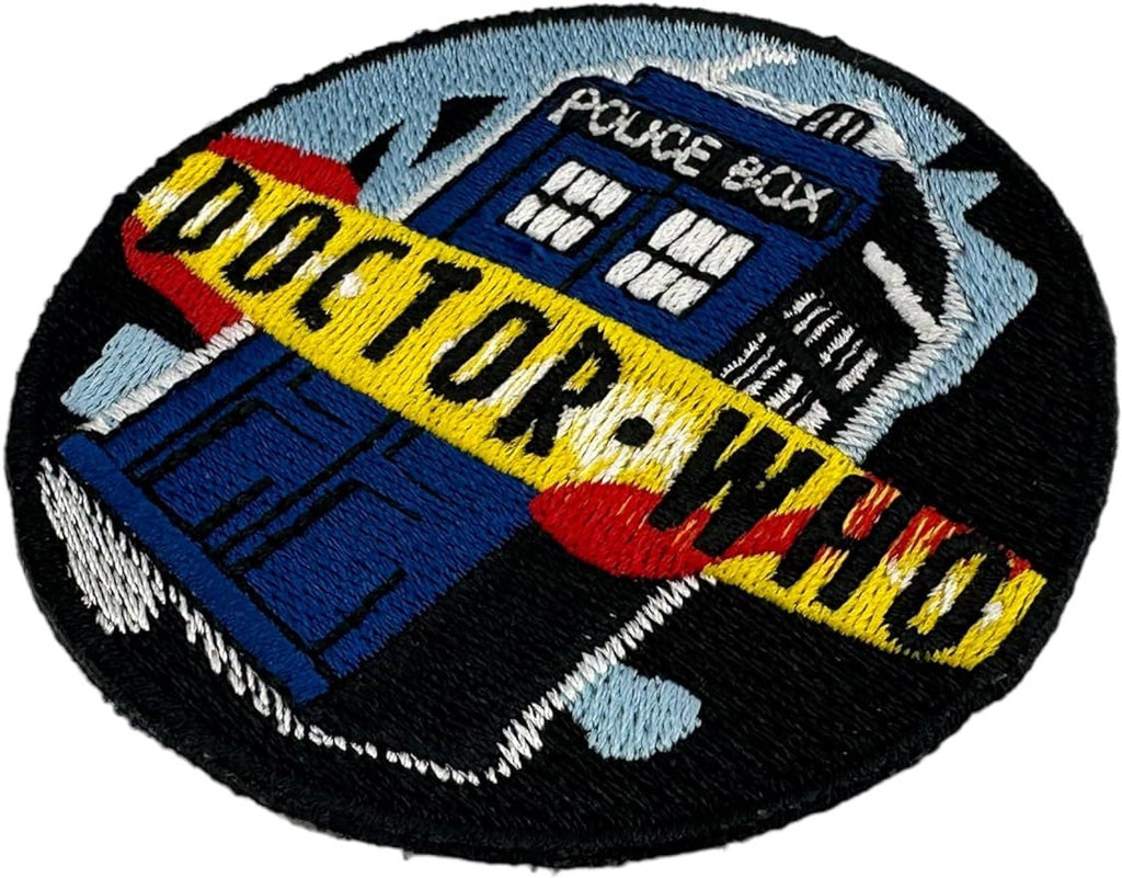 Dr Who Multicoloured Embroidered Cosplay Kids Fancy Dress Patch