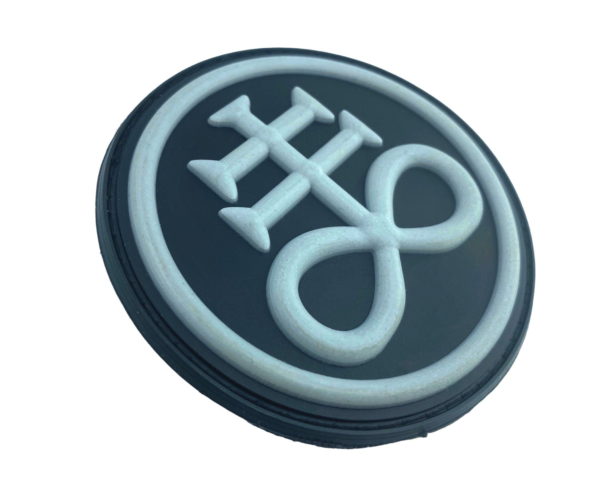 The Leviathan Cross Satan Cross Devil Cosplay PVC Airsoft Paintball Patch