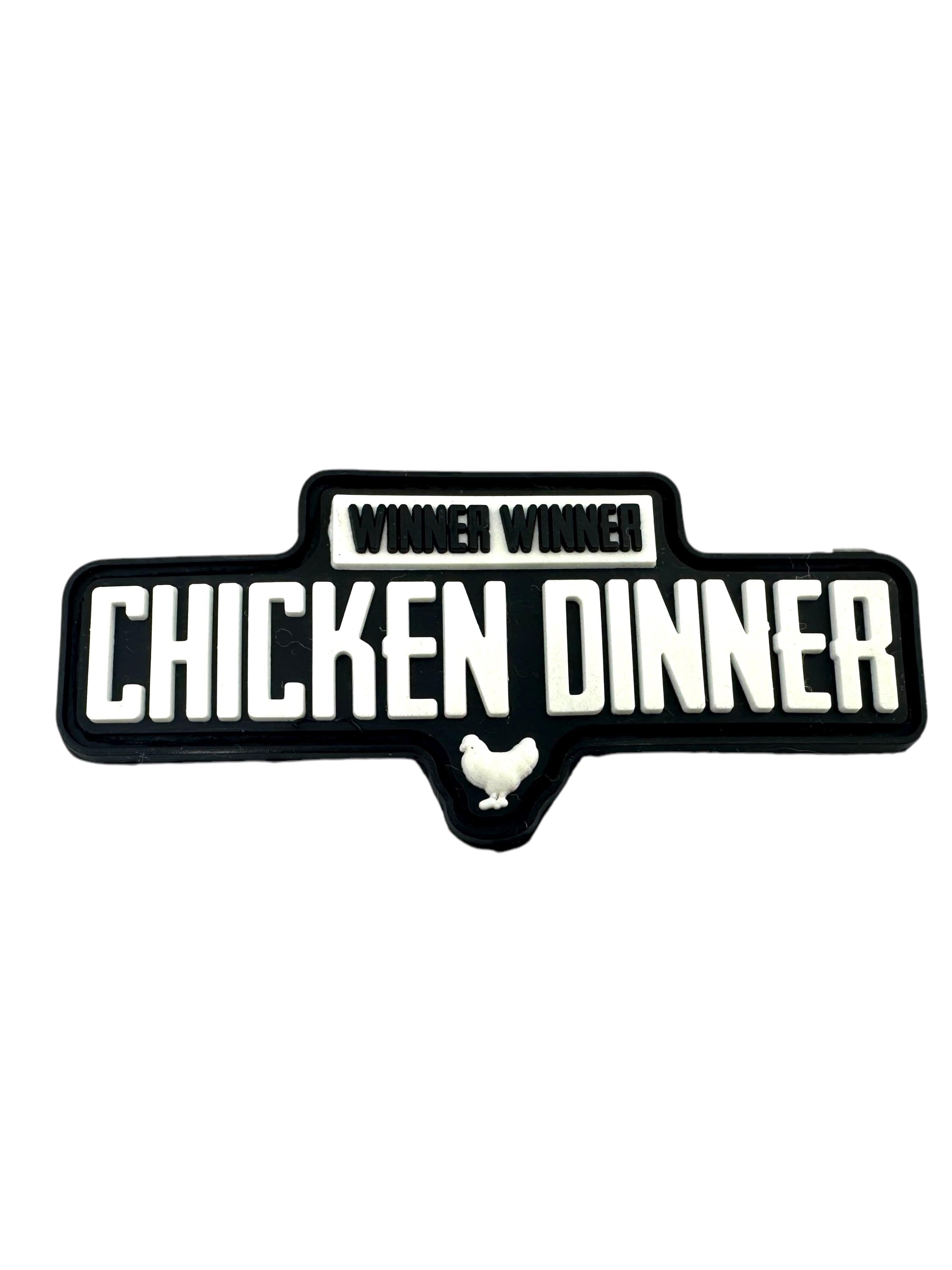 Winner Winner Chicken Dinner Tactical Airsoft Paintball PVC Morale Patch