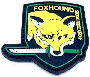 Foxhound Special Forces Group MGS Tactical PVC Airsoft Paintball Cosplay Patch