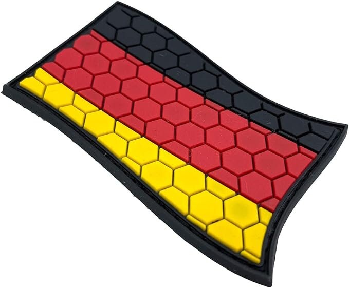 German Germany Honeycomb Flag Airsoft PVC Morale Cosplay Team Patch
