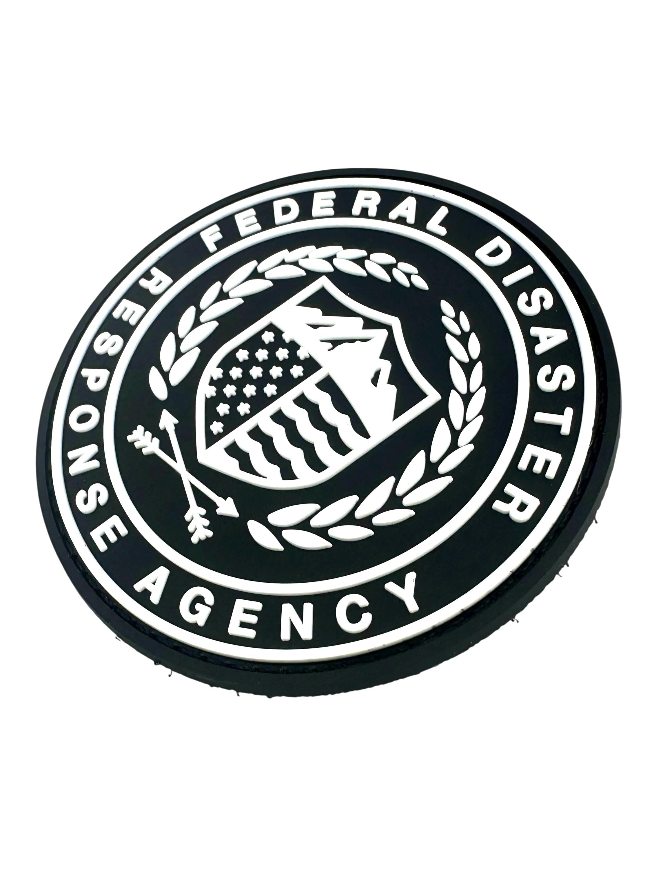 Federal Disaster Response Agency FEDRA Tactical Airsoft Paintball PVC Morale Patch