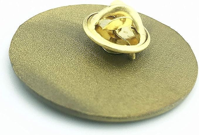 Valknut Knot Of The Slain Viking Gold Metal Pin Badge Brooch
