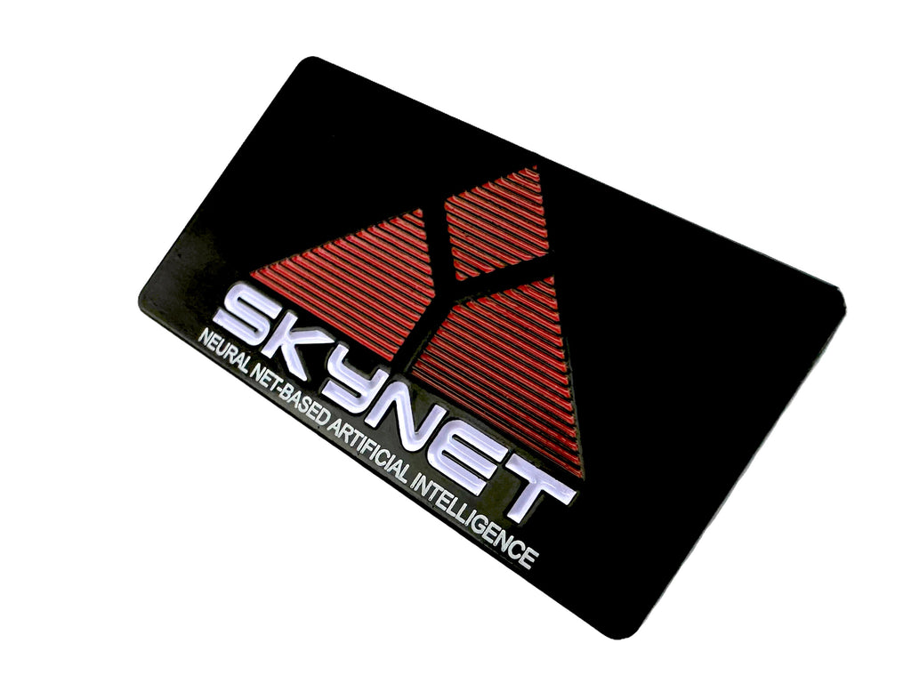 SkyNet Metal Fan Pin Badge Sci Fi Brooch