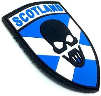 Scotland Scottish Ghost Recon PVC Airsoft Paintball Team Patch