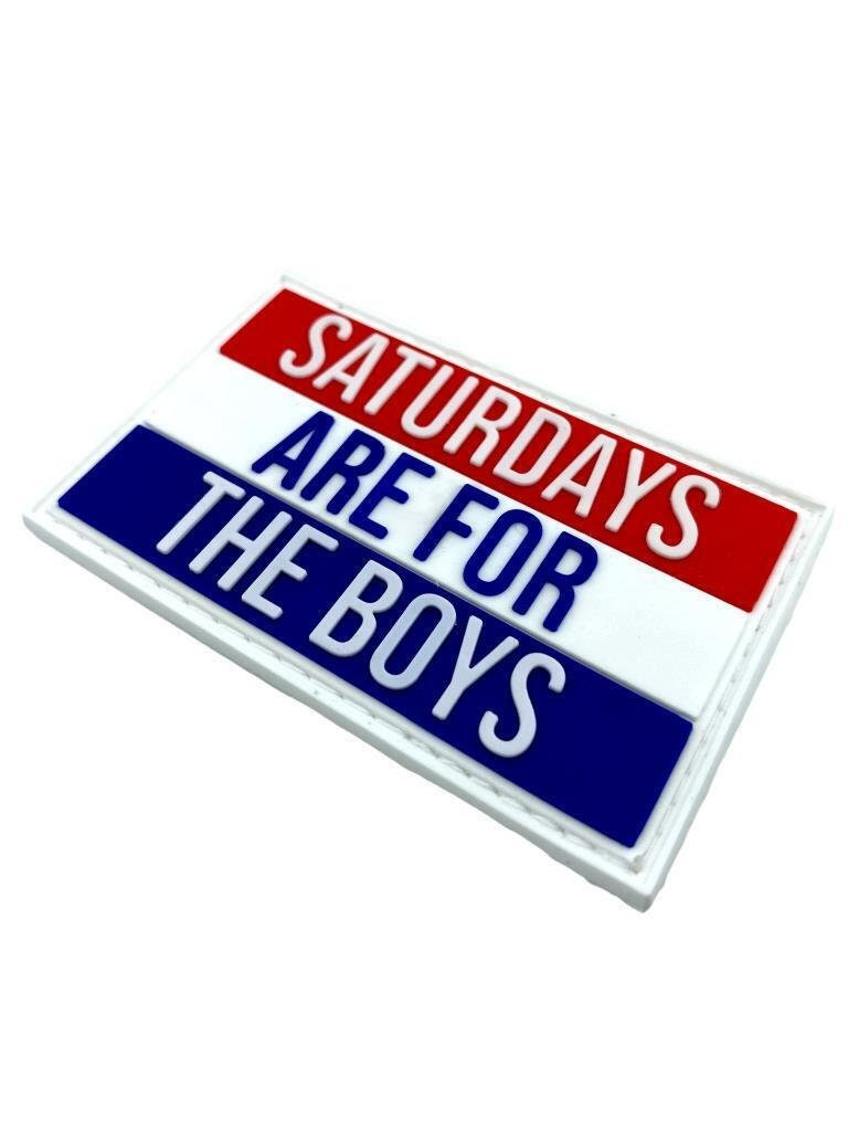Saturdays are for the Boys Tactical Airsoft Paintball PVC Morale Patch