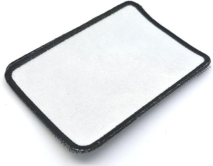 Rectangle Hook Backed Sublimation Blank Patches for DIY Custom Patches