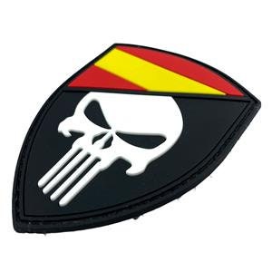 Spanish Spain Skull Glow in the Dark Flag Airsoft PVC Morale Cosplay Team Patch