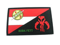 Austria Österreich Flag Bounty Hunter Boba Fett Bantha Skull Cosplay Airsoft PVC Fan Morale Patch