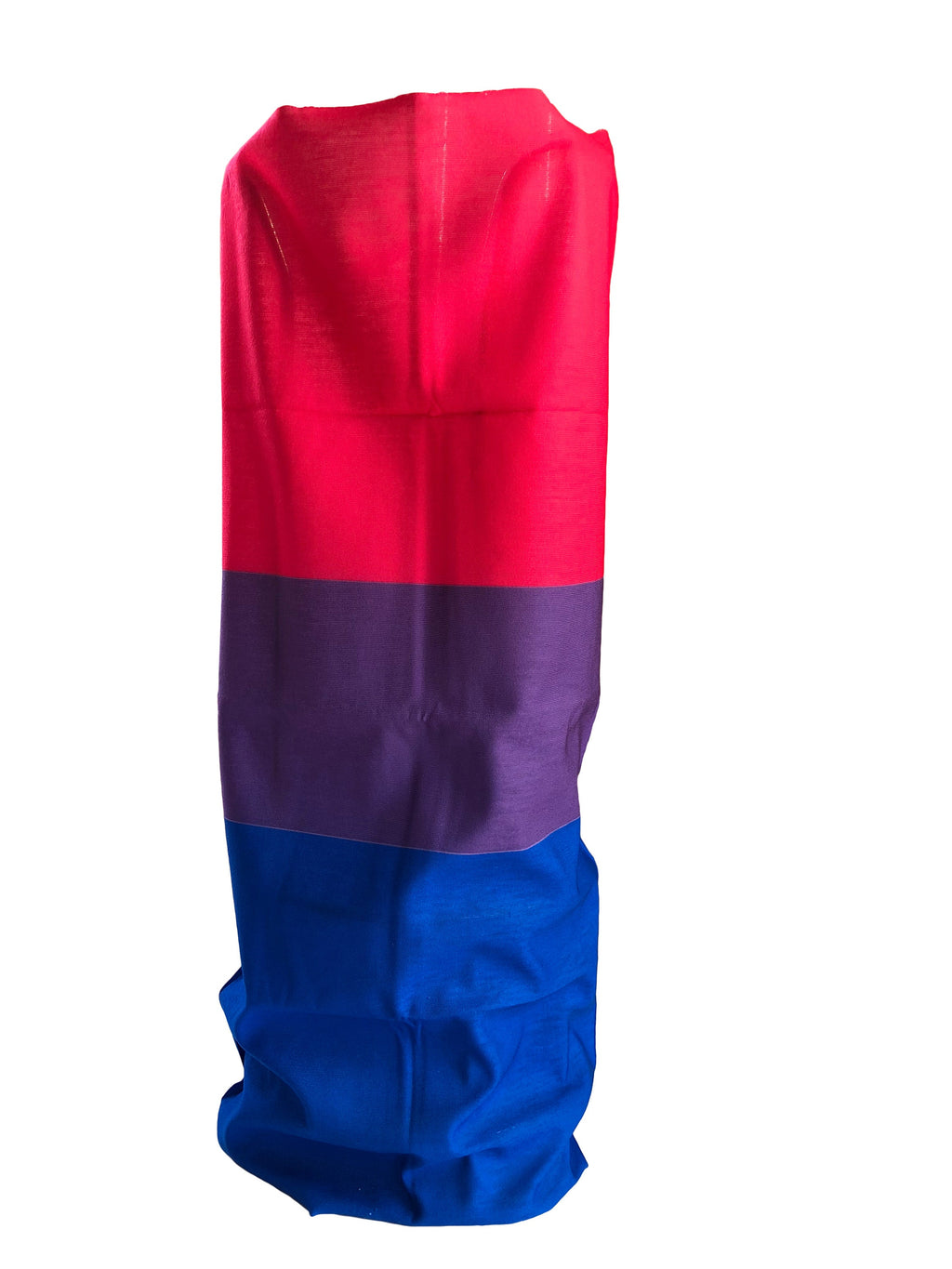 Bisexual Bi LBGTQ Gay Pride Flag Quick Dry Microfibre Bandana Neck Snood Head Wrap Headband Scarf Face Mask Ultra Soft Elastic Headscarf