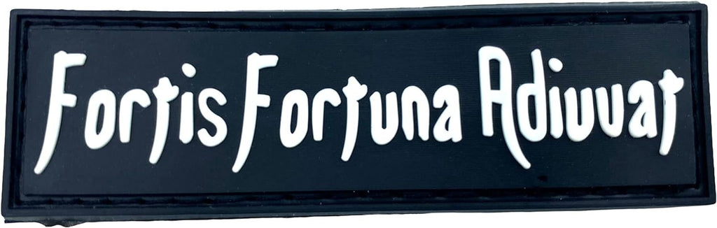 Fortis Fortuna Adiuvat Tactical Airsoft Paintball PVC Morale Cosplay Patch