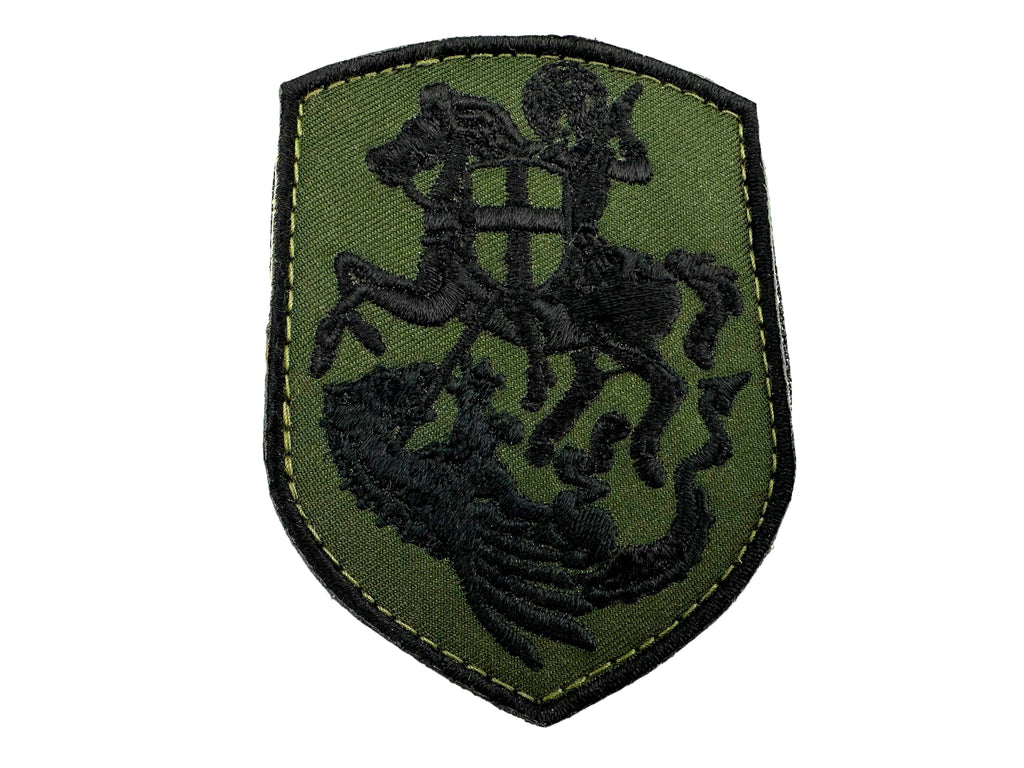 Knights Templar St George & Dragon Crusader Tactical Embroidered Airsoft Morale Patch