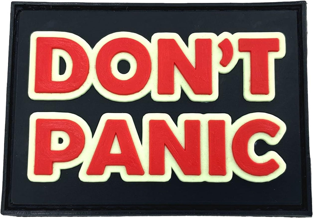 Don't Panic Tactical Airsoft Paintball PVC Morale Patch