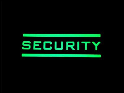 Security Doorman Airsoft Paintball PVC Morale Cosplay Patch