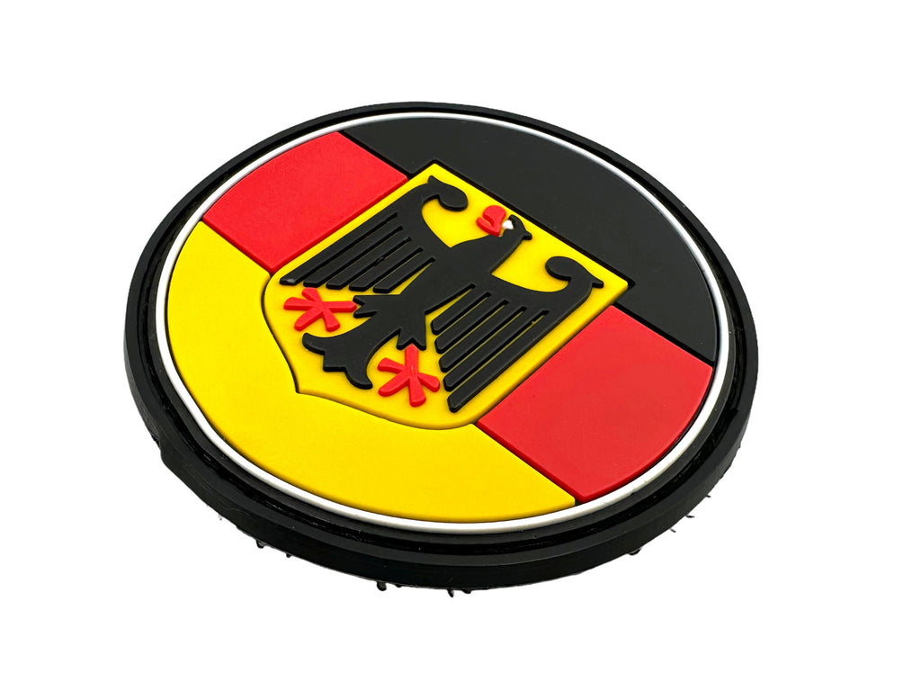 Deutschland German Royal Coat of Arms Imperial Eagle Flag Round Airsoft PVC Patch