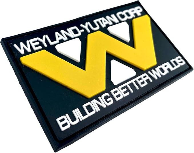Weyland Yutani Building Better Worlds Airsoft PVC Morale Cosplay Sci-Fi Patch